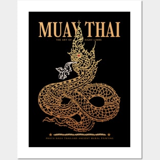 Muay Thai Tattoo The Serpent Posters and Art